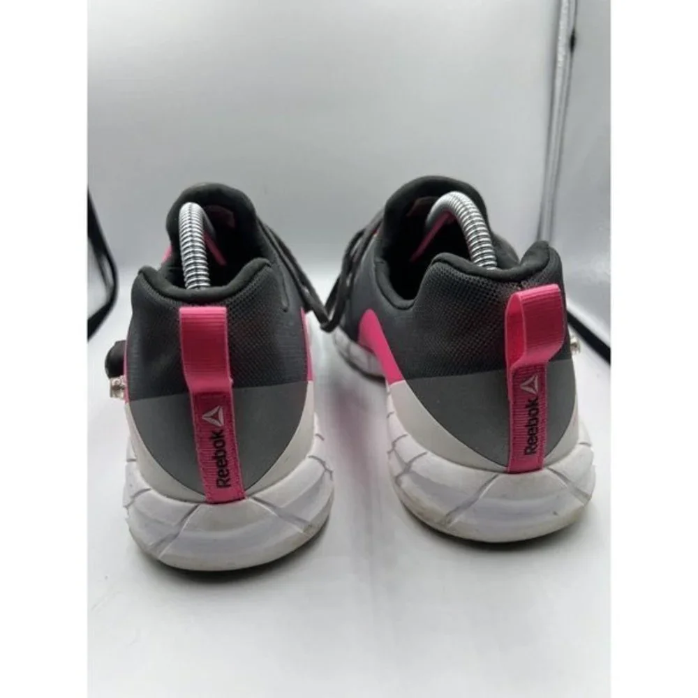 Reebok Women's US 11 ZPump Fushion 2.0 Sneakers Grey/Pink‎ V72140
